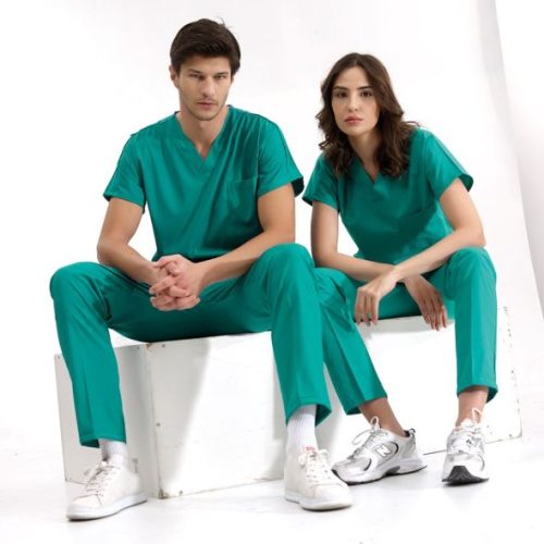 Медицински екип лукс ликра DR.GREYS – Операционно зелен