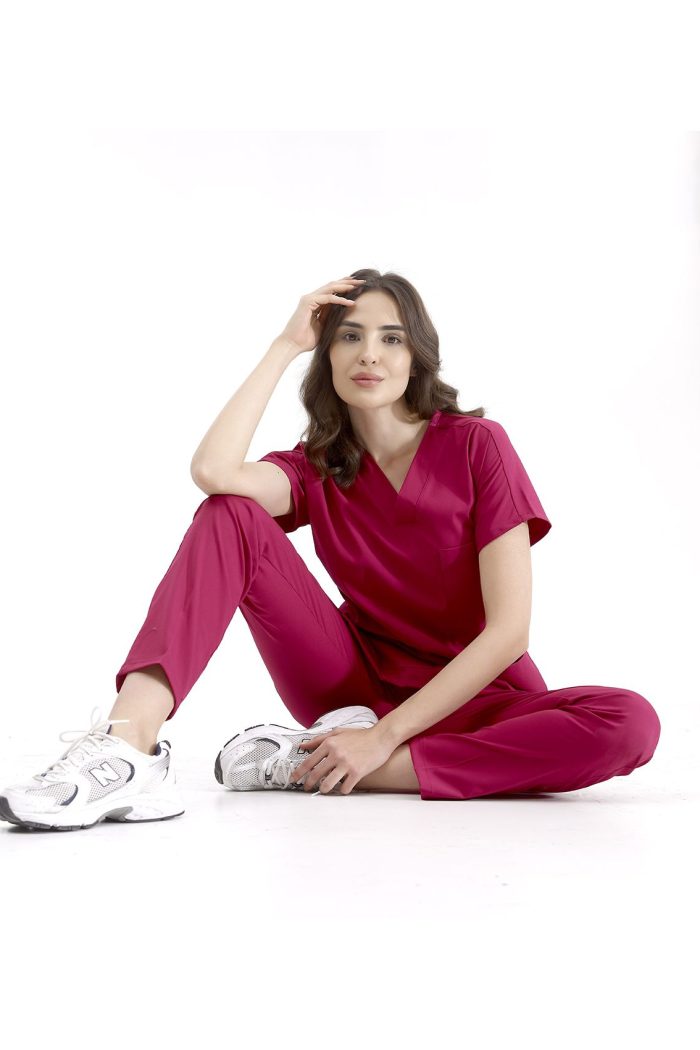 Медицински екип лукс ликра DR.GREYS – Вишна