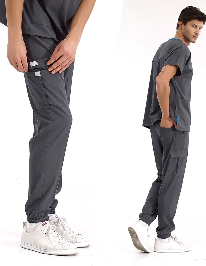 Медицински екип JOGGER LIKRA - Графитено сив