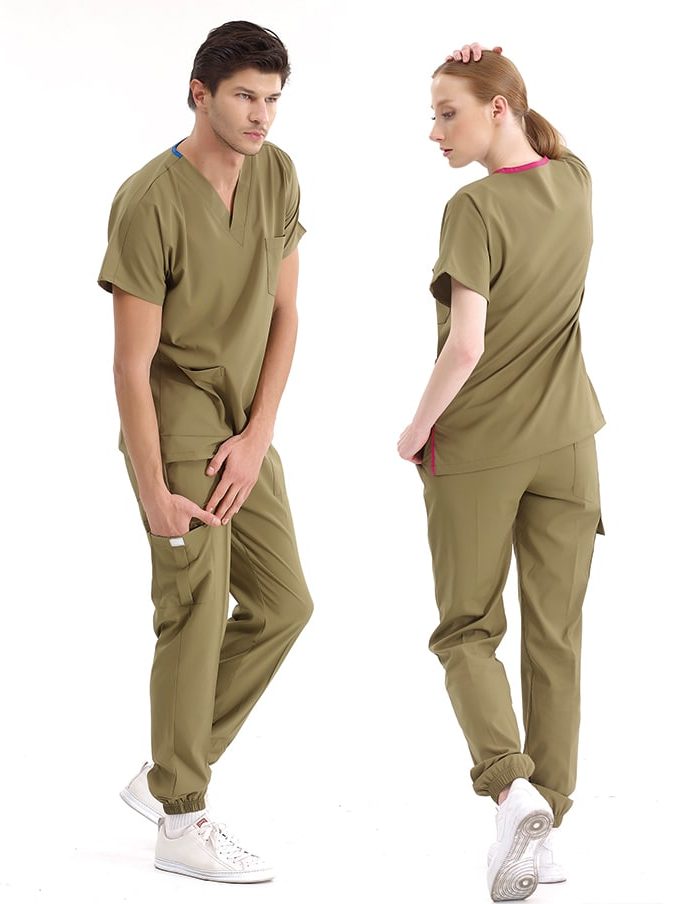 Медицински екип JOGGER LIKRA – Хаки