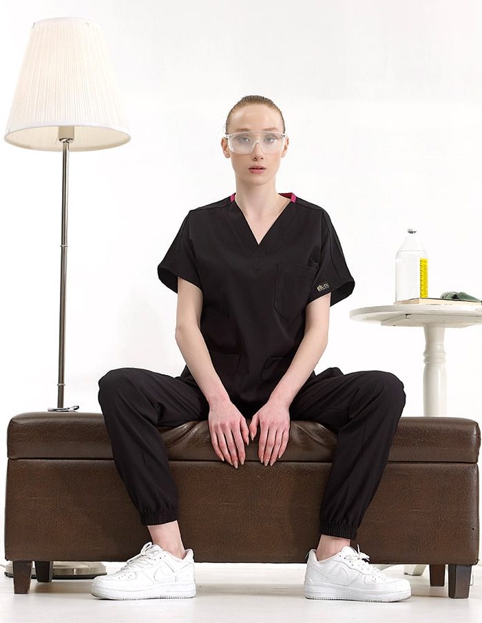 Медицински екип JOGGER LIKRA – Черен