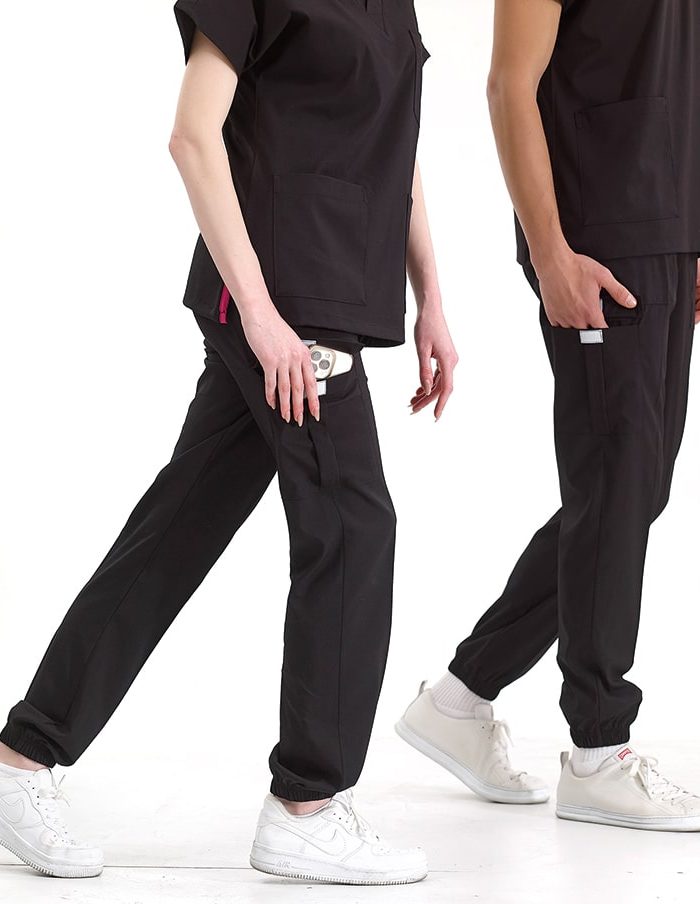 Медицински екип JOGGER LIKRA – Черен