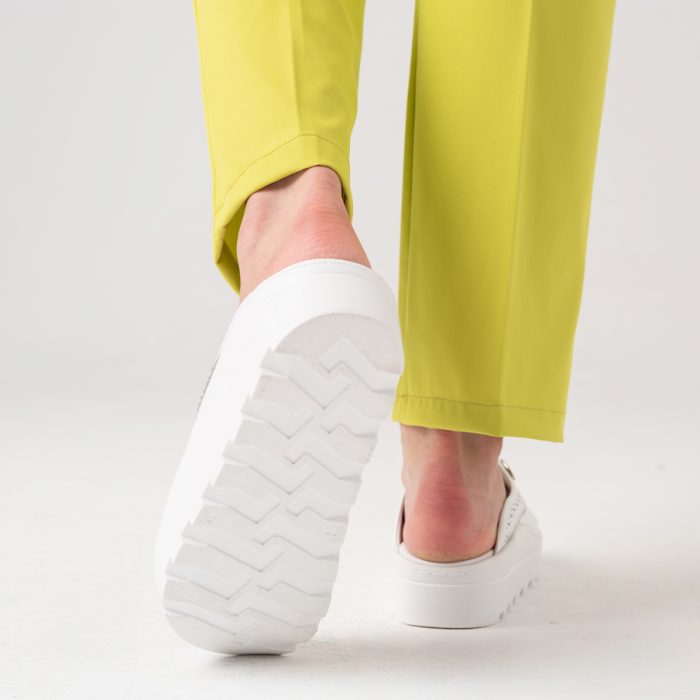 Ортопедично сабо от естествена кожа HAKIKI GREYS-  Сив