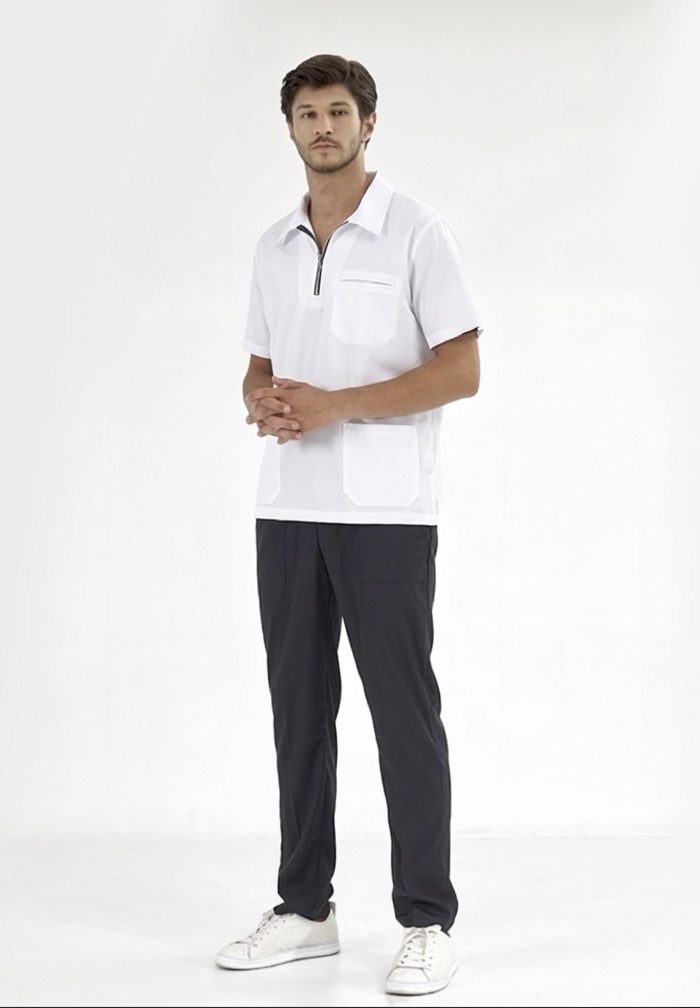 Медицинският екип POLO LUKS LIKRA – Бял