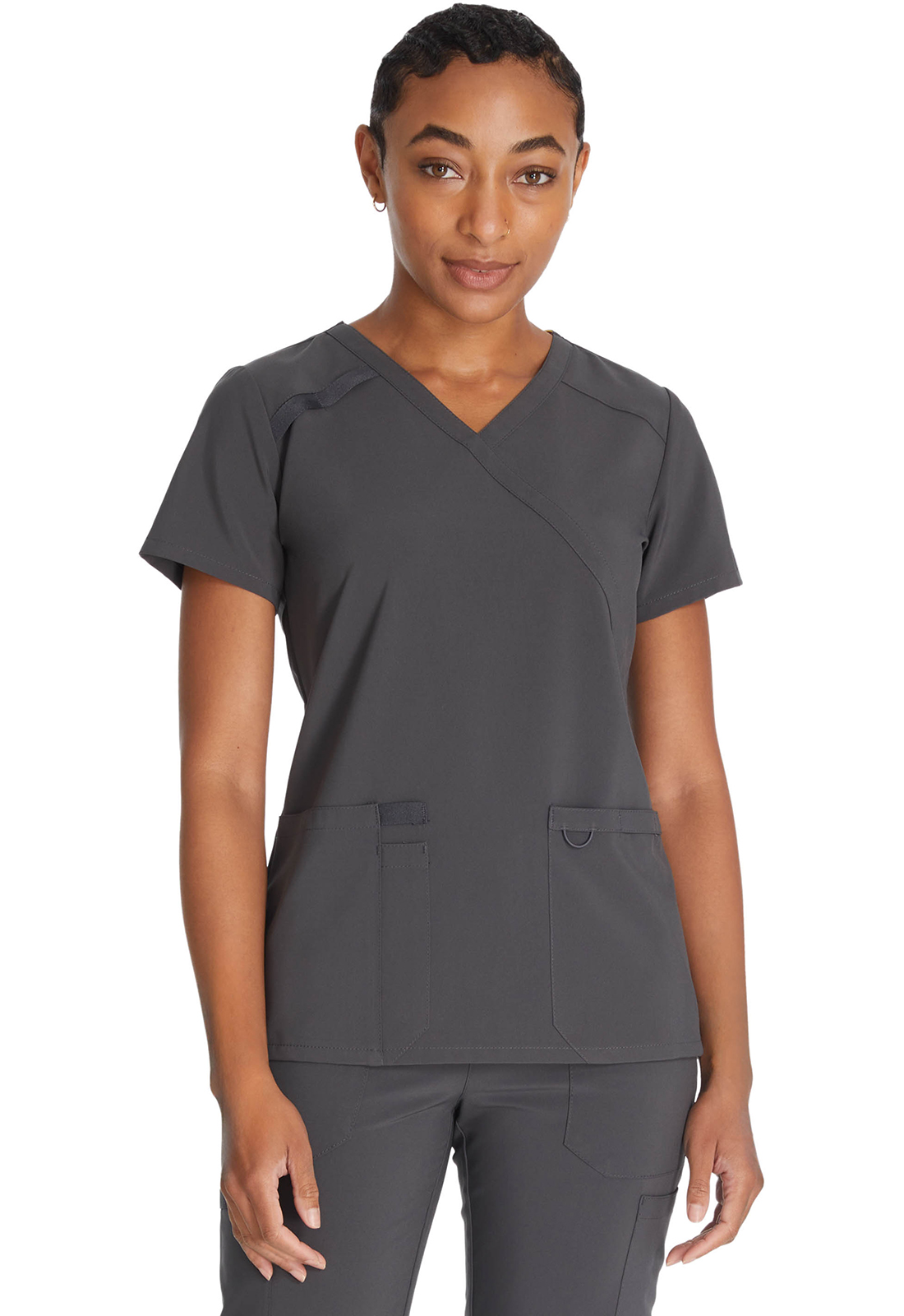 Дамска медицинска туника Dickies DKE 625 ГРАФИТЕН- Essentials