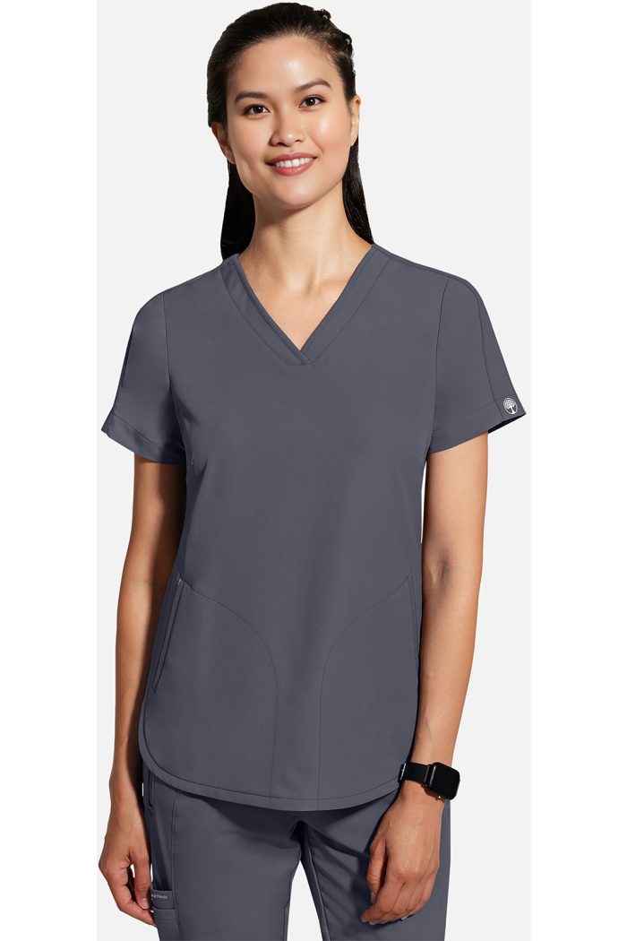 Дамска медицинска туника HHE 2285 СИВ - Skyler Top