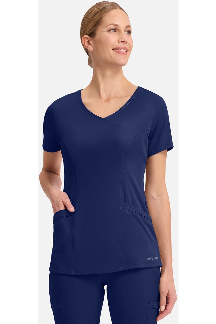 Дамска медицинска туника HHE2525 ТЪМНО СИН - Madison Top