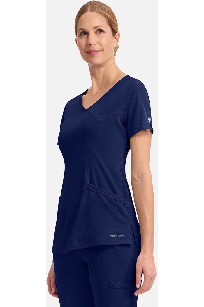 Дамска медицинска туника HHE2525 ТЪМНО СИН - Madison Top