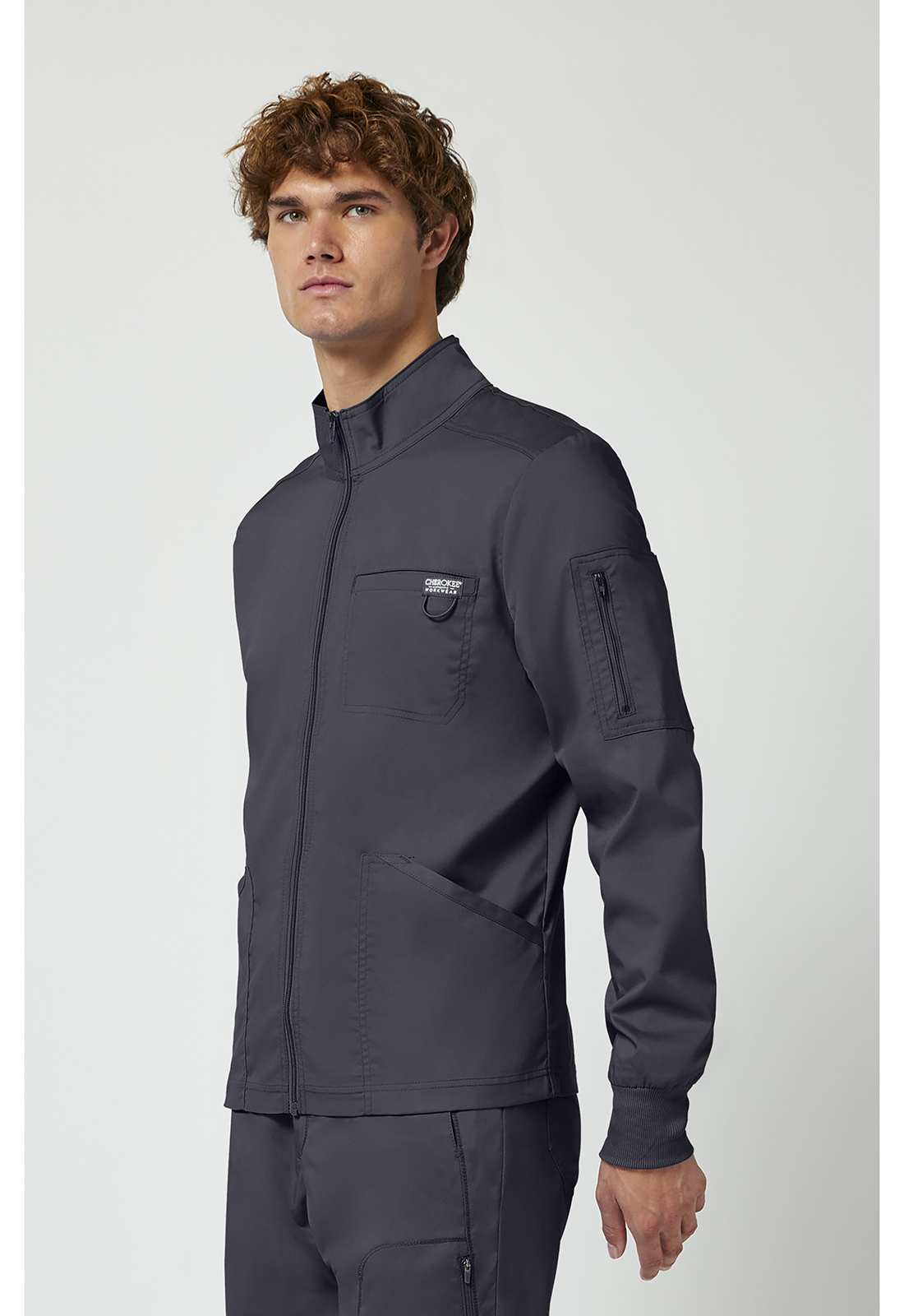 Унисекс яке CK WWE320 BLK REVOLUTION Сив – Modern Fit - Image 2