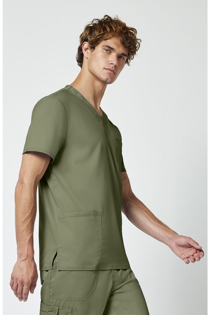 Мъжка медицинска туника Cherokee WWE670 ХАКИ – Revolution Modern Fit