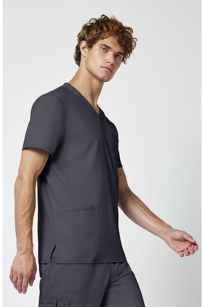 Мъжка медицинска туника Cherokee WWE670 ГРАФИТ – Revolution Modern Fit